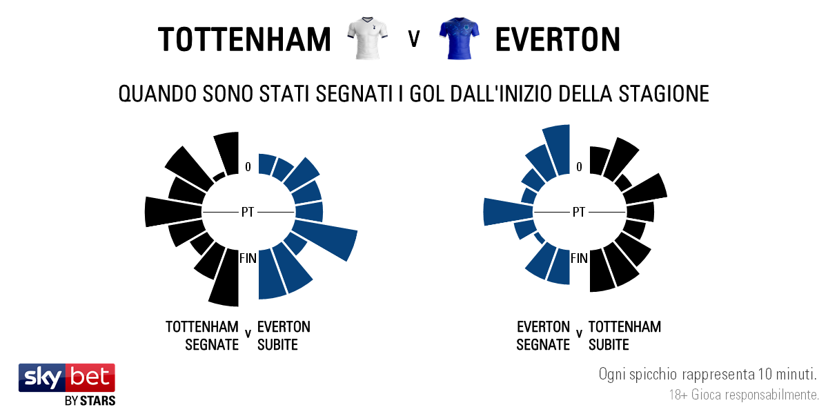 Tottenham v Everton - Timing IT